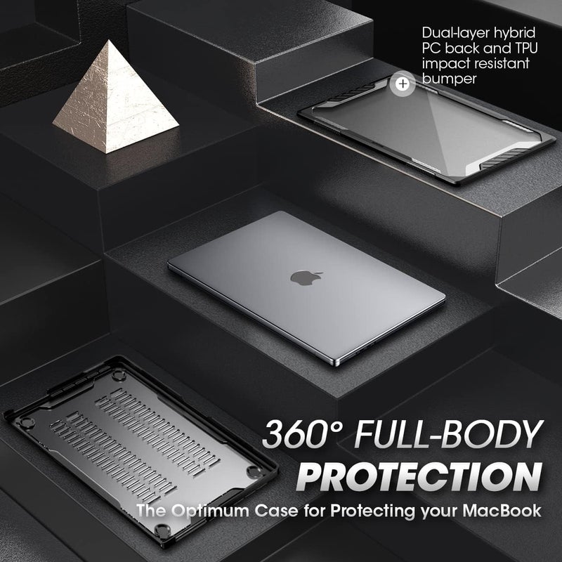 SupCase for MacBook Pro 14 Inch Case 2025-2021 (Unicorn Beetle), M5/M4/M3/M2/M1 Pro/Max A3434 A3185 A3401 A3112 A2918 A2992 A2779 A2442 Rugged Hard Shell Protective Cover for MacBook Pro 14", Black - Image 5